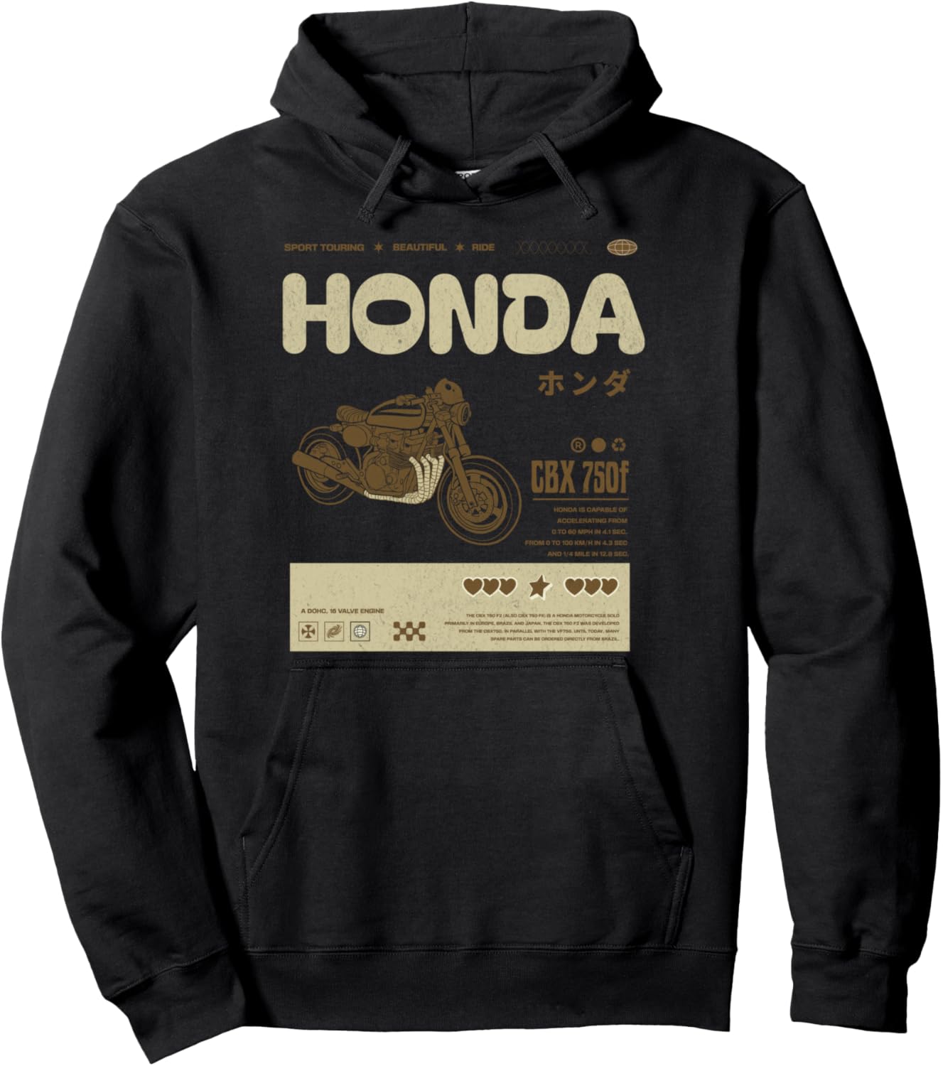 

Худи Honda Mummyduck Customs, черный
