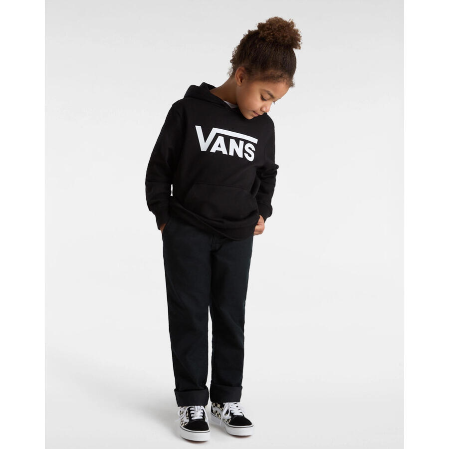 Толстовка Vans Little Kids Vans Classic с капюшоном, черная, детская — фото 3