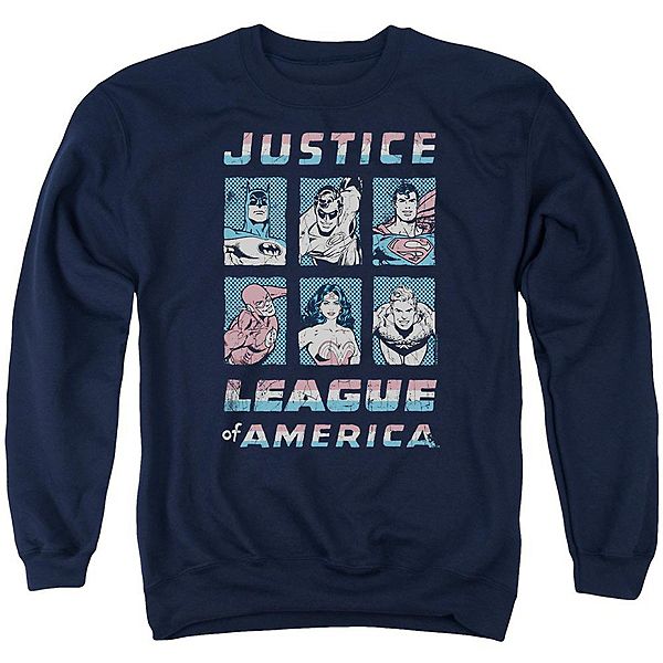 

Толстовка с круглым вырезом Justice League of America American League Licensed Character