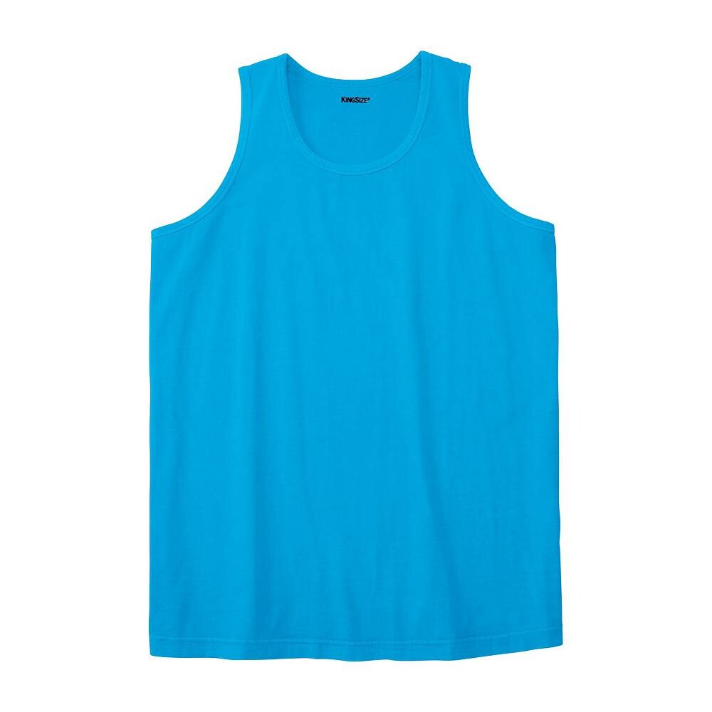 

Мужская большая и высокая безусадочная легкая майка Kingsize KingSize, цвет Electric Turquoise