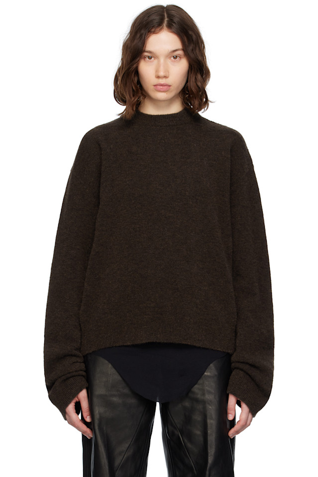 

Свитер Concordians tommy ls Rick Owens, коричневый