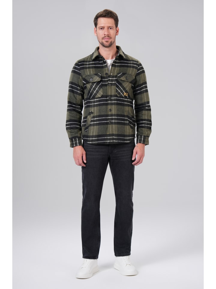 

Рубашка M.O.D Hemd, цвет Forest/Black Check