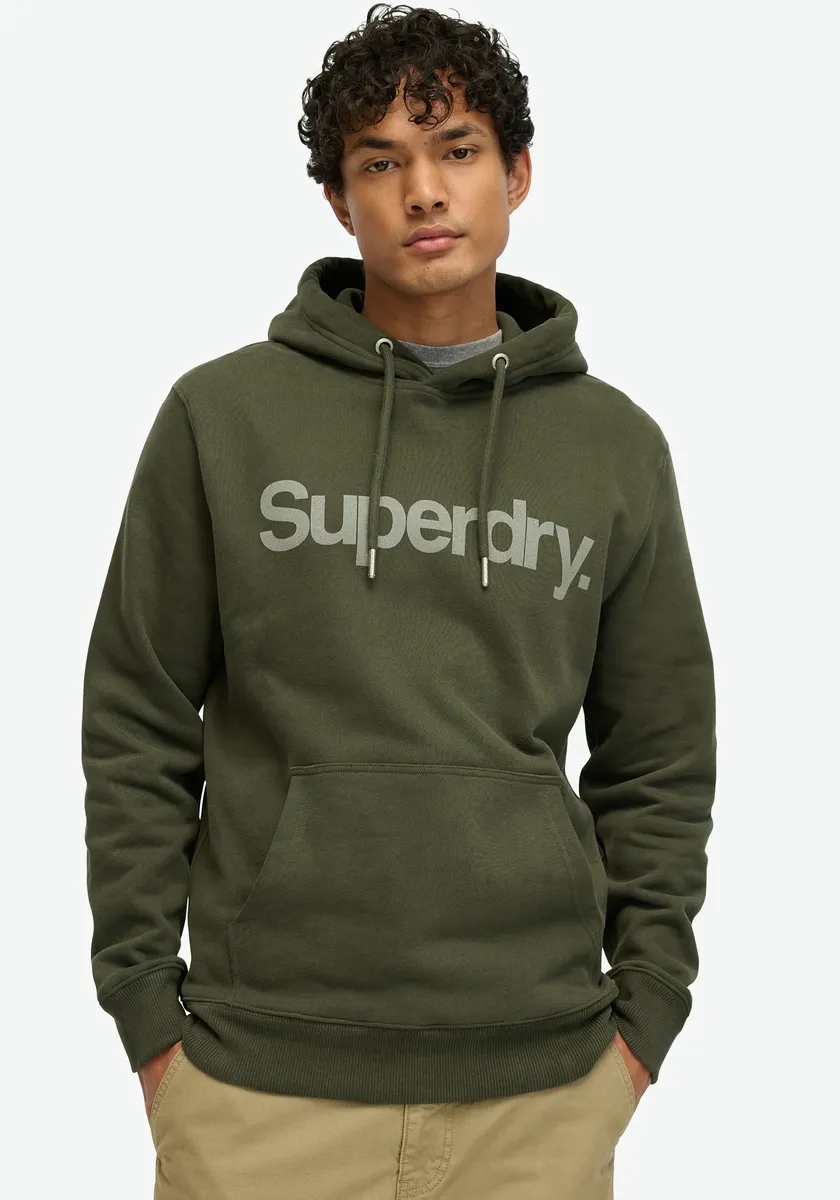 

Толстовка с капюшоном Superdry "CORE LOGO CITY LOOSE HOOD", хаки