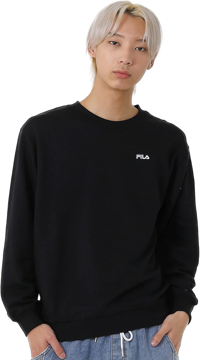 

Толстовка FILA, однотонная, с длинным рукавом, флисовая подкладка, вышивка логотипа в одну точку, принт на спине, быстросохнущая, влагоотводящая, теплая, стильная, унисекс, осень/зима, fh8089, черный