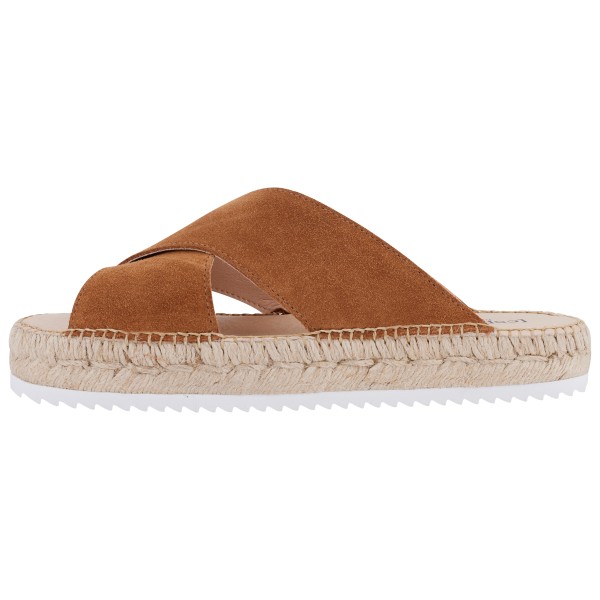 Женские низкие сандалии Croisette Velour Espadrij, Tan