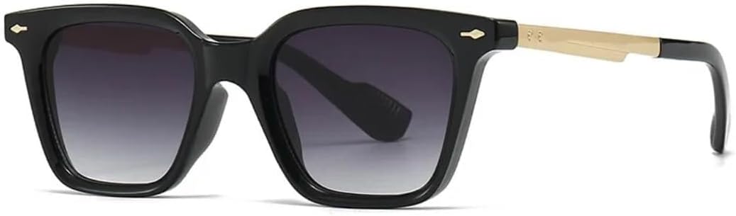 

Солнцезащитные очки для мужчин и женщин - защита UV400 - линзы с градиентным покрытием и металлическими шарнирами, идеально подходят для занятий спортом на открытом воздухе и вождения LXLHWN, Tyj505-5