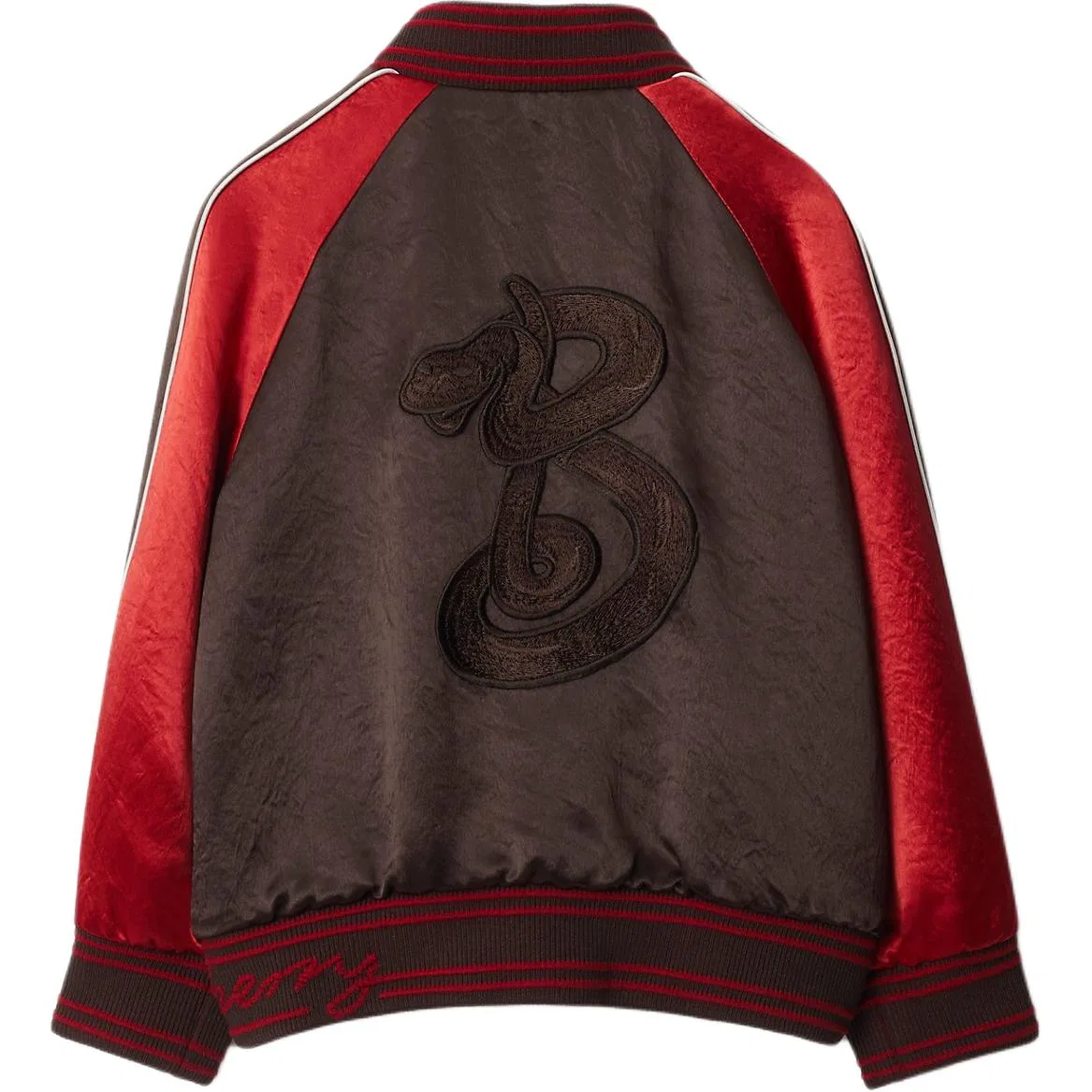 Куртка SS25 New Year Blessing Dark Brown Kids' Burberry — фото 3