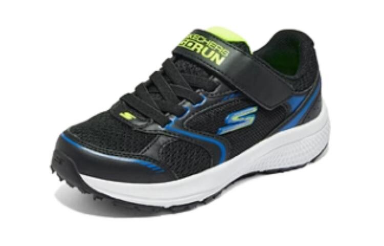 Детские кроссовки GS Low-top черные/синие Skechers, черный/синий — фото 2