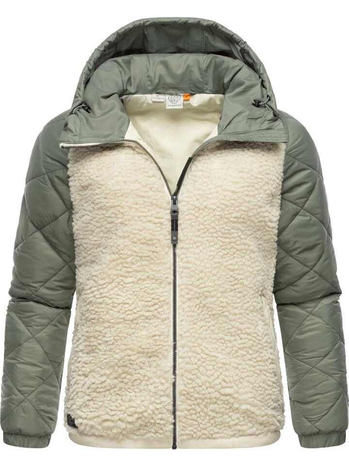 

Флисовая куртка ragwear, цвет ecru blocked