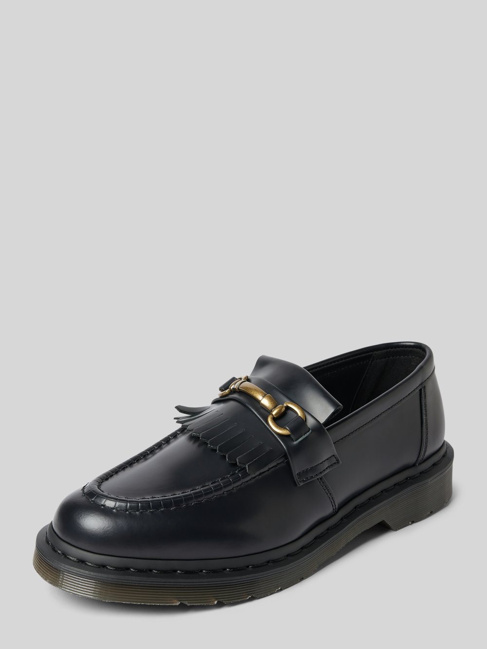 

Лоферы с кисточками и аппликацией, модель «Adrian Snaffle» Dr. Martens, черный