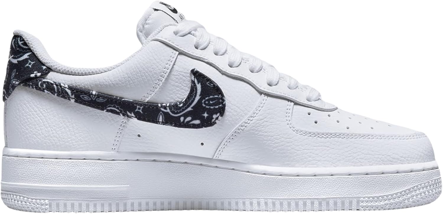 Мужские кроссовки Nike Air Force 1, белый/черный — фото 2