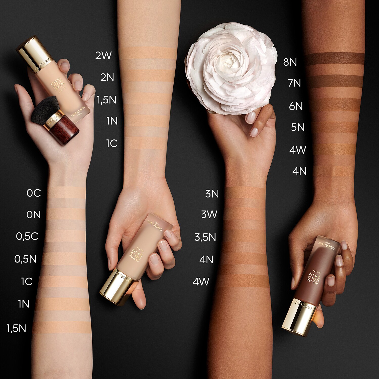 Тональная основа Parure Gold Skin Matte Guerlain, 4W35 ml — фото 3