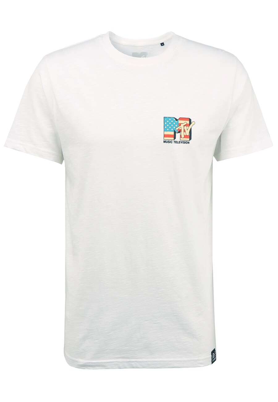 

Классическая футболка Recovered Shirt MTV American Logo, белый