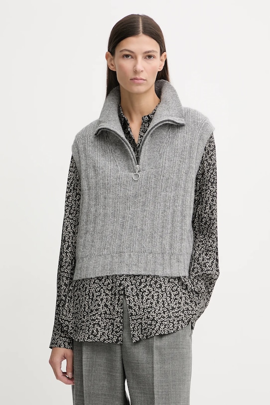 

Жилет из смесовой шерсти Marc O'Polo, серый