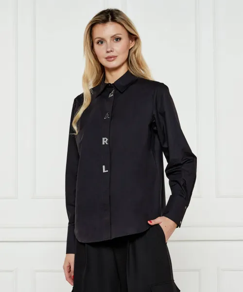 

Рубашка Regular fit Karl Lagerfeld, черный