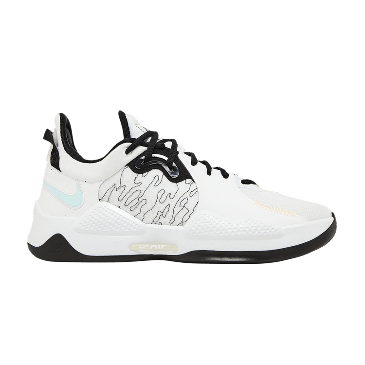 

Кроссовки Nike PG 5 EP 'White Black', белый
