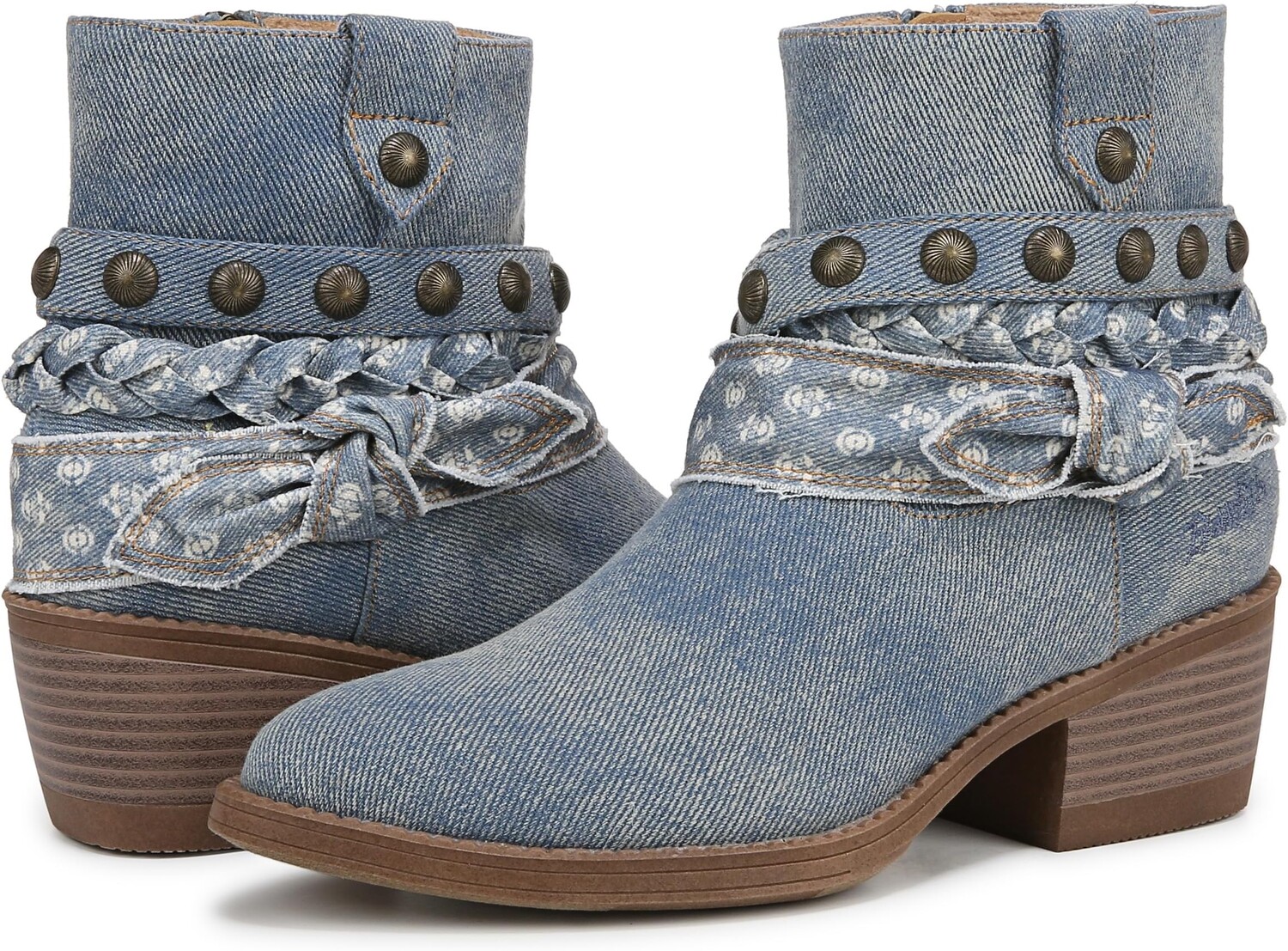 

Ботинки Blowfish Malibu Rally Booties, цвет Denim Blue