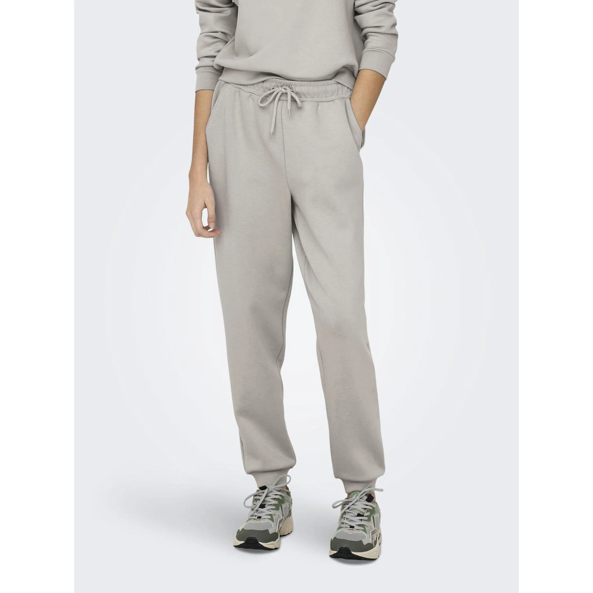 

Only спортивные штаны для игр "ONPLOUNGE HW REG SWT PNT NOOS", с кулиской Only Play, цвет Pumice Stone