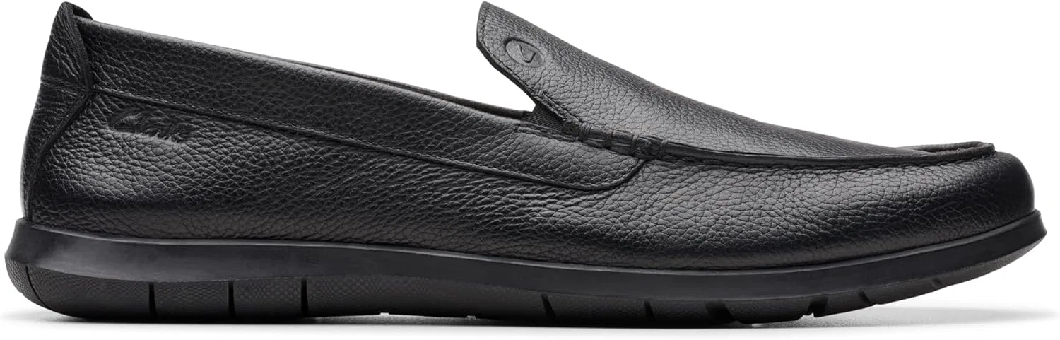 Мужские мокасины Clarks Flexway Step, Black — фото 2