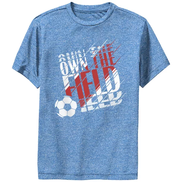 

Футболка с принтом Boys own the field performance Licensed Character, синий