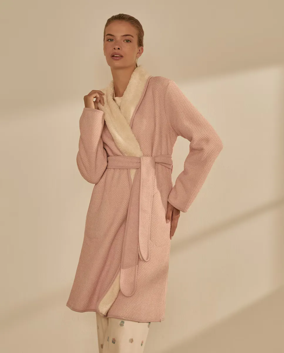 

Женский халат с запахом Énfasis, цвет Rosa Claro
