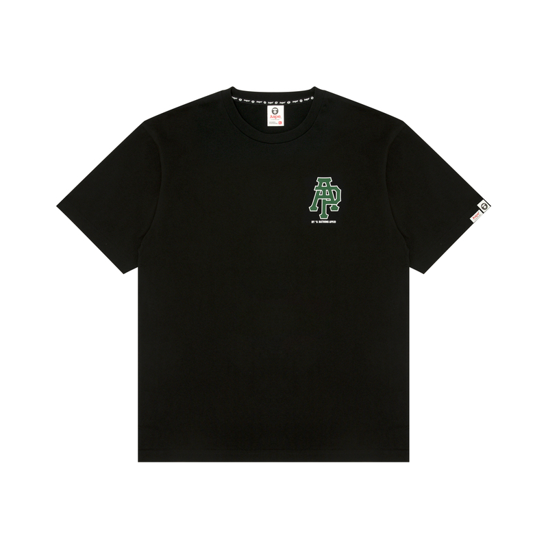 

Футболка из хлопка с принтом логотипа A Bathing APE Aape, черный