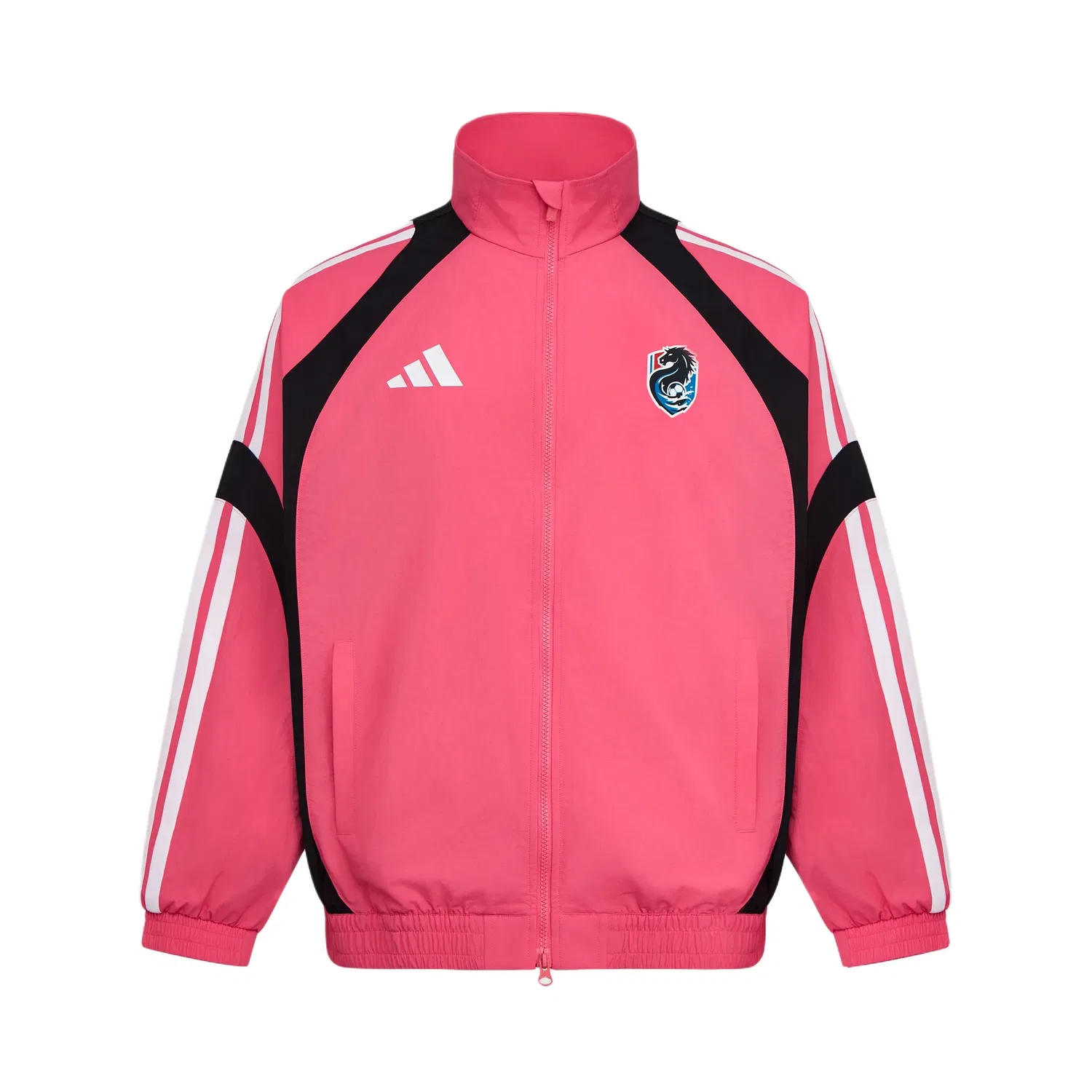 Куртка Adidas с воротником-стойкой Natural Pink/Black