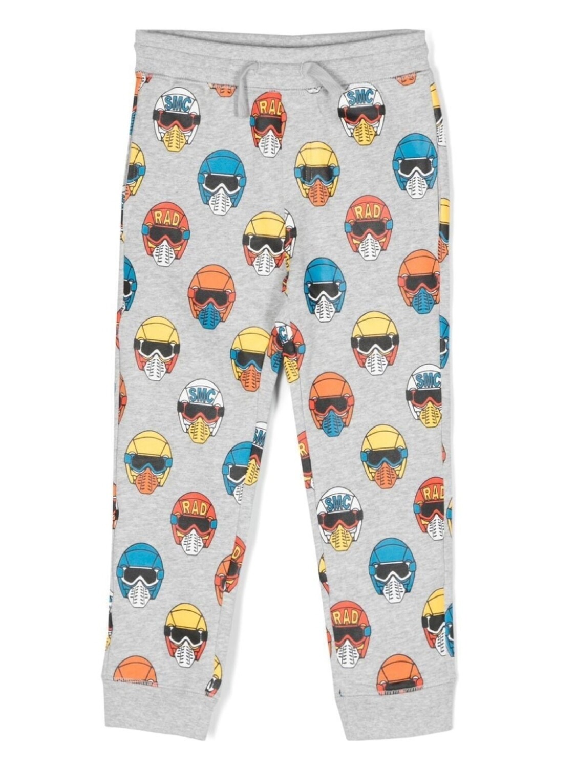 

Stella McCartney Kids спортивные брюки с кулиской и принтом, серый