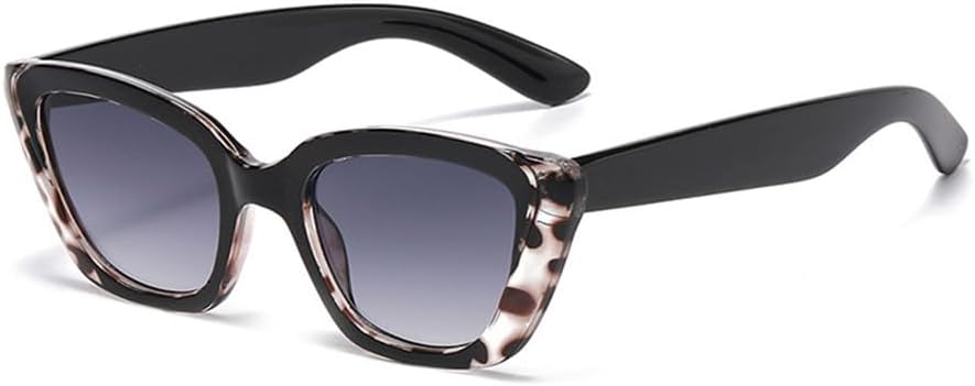 

Мужские и женские солнцезащитные очки «кошачий глаз» с леопардовым градиентом и защитой от УФ-излучения UV400 для путешествий на открытом воздухе и вождения UYPTK, C1 Black Leopard