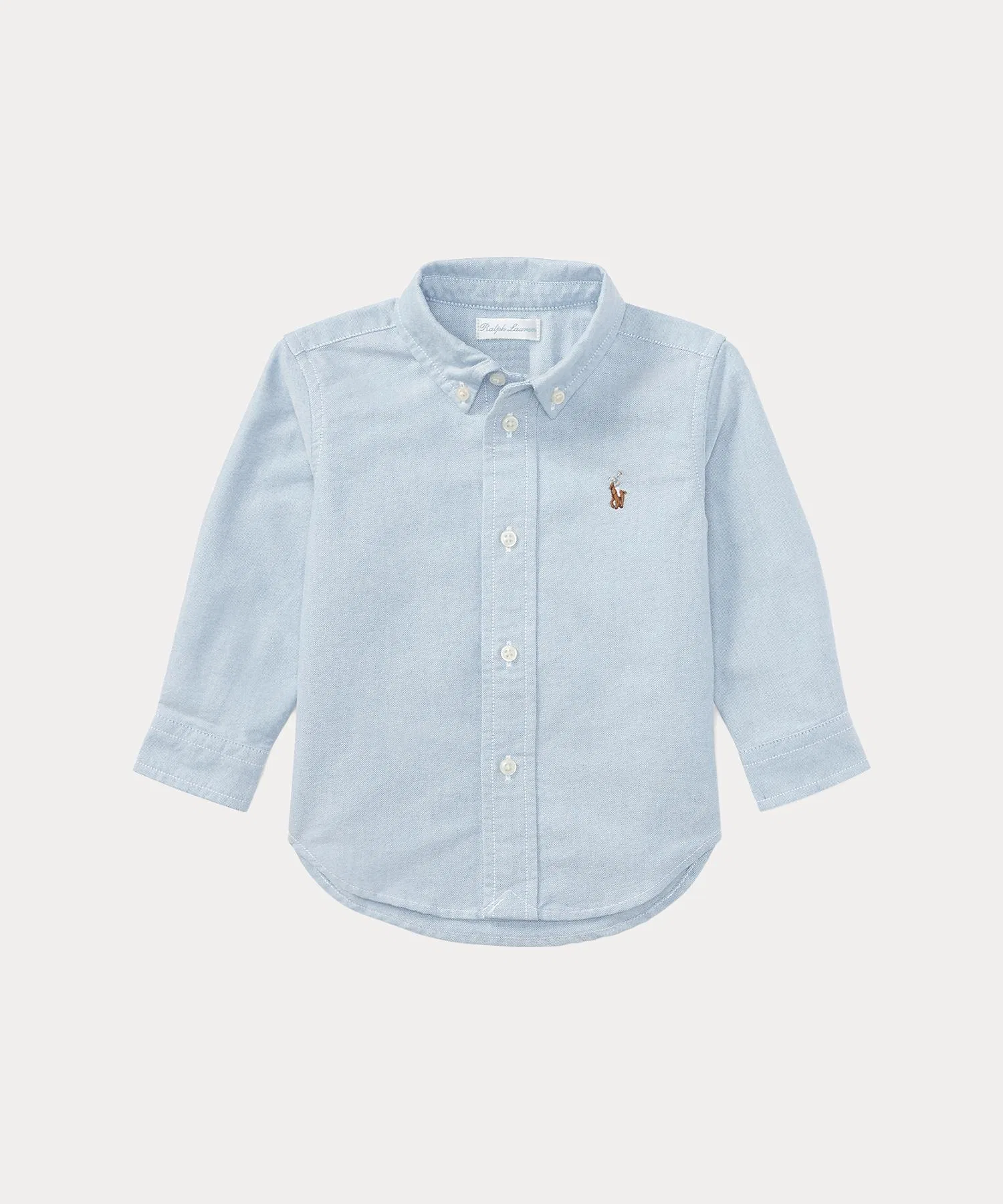Детская рубашка POLO RALPH LAUREN CHILDRENSWEAR из хлопка