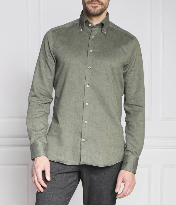 

Рубашка Slim fit Stenströms, зеленый