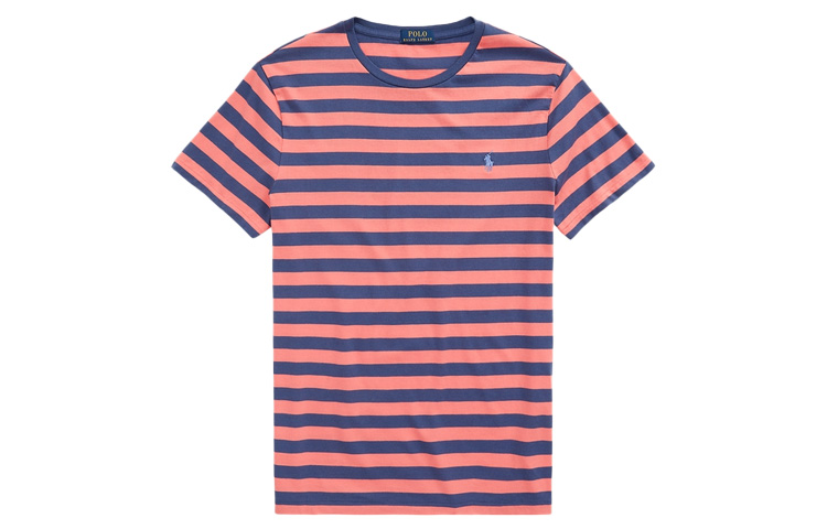 Полосатая футболка Polo Ralph Lauren, красный — фото 3