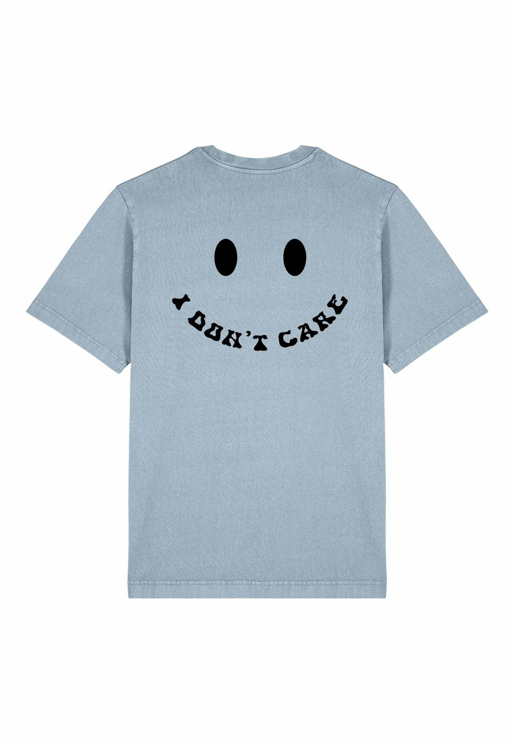 

Футболка с принтом I DONT CARE BACK PRINT HEAVYWEIGHT Mira Paris, светло-голубой