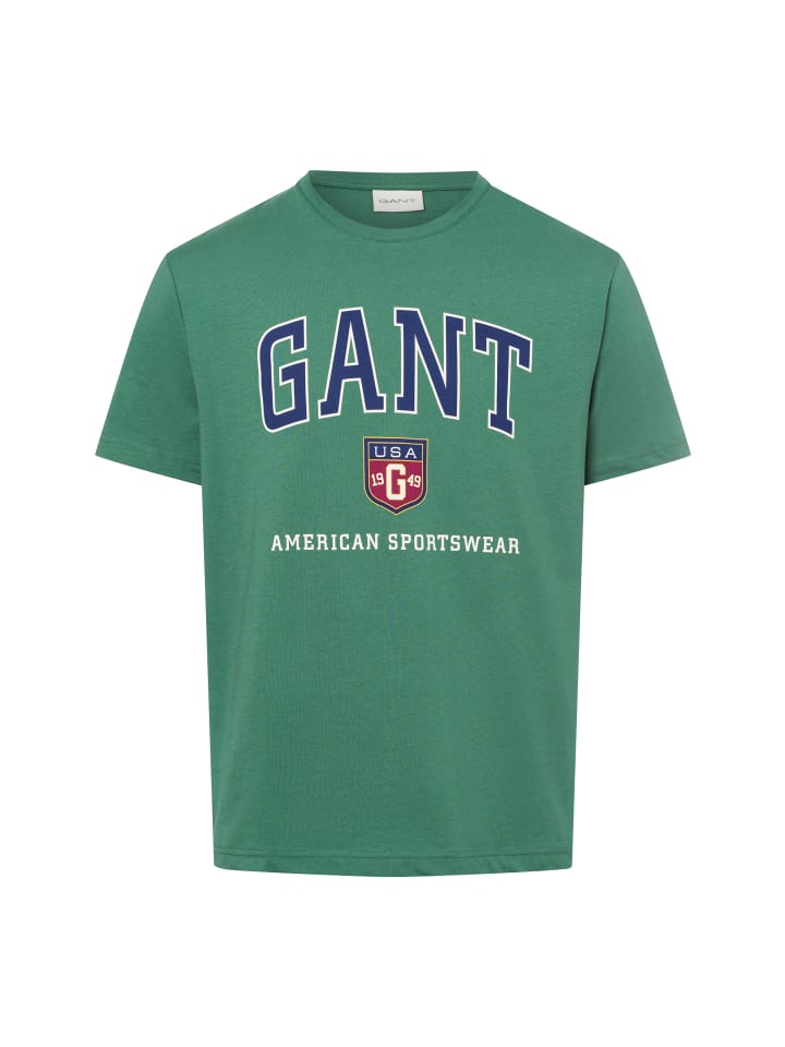 

Футболка Gant T-Shirt, зеленый