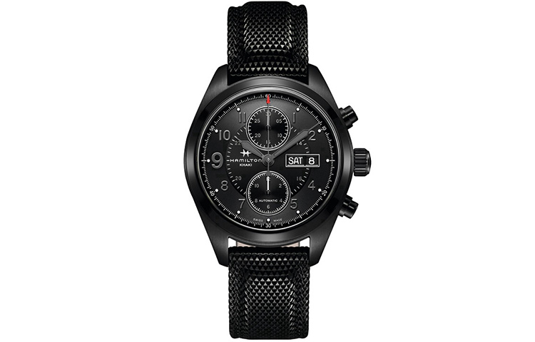 

Hamilton Часы Khaki Field Auto Chrono H71626735, Black Dial