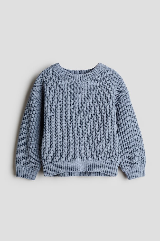 

Свитер из синели H&M, синий