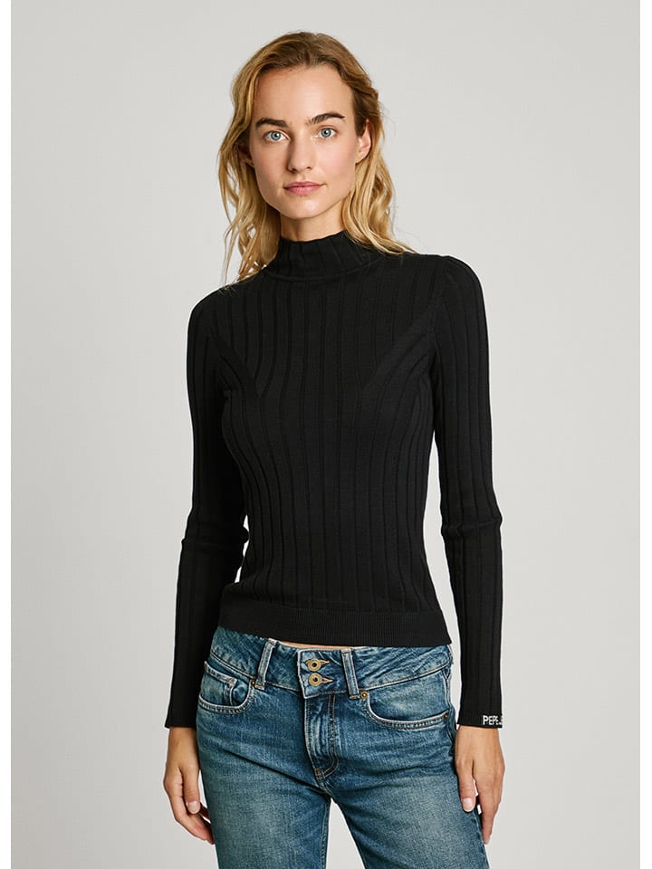 

Лонгслив Pepe Jeans, черный