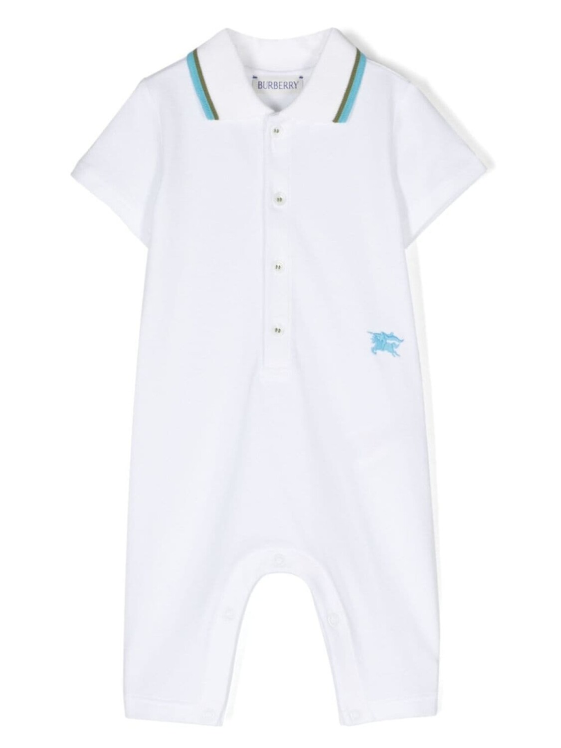 

Burberry Kids ромпер Equestrian Knight, белый