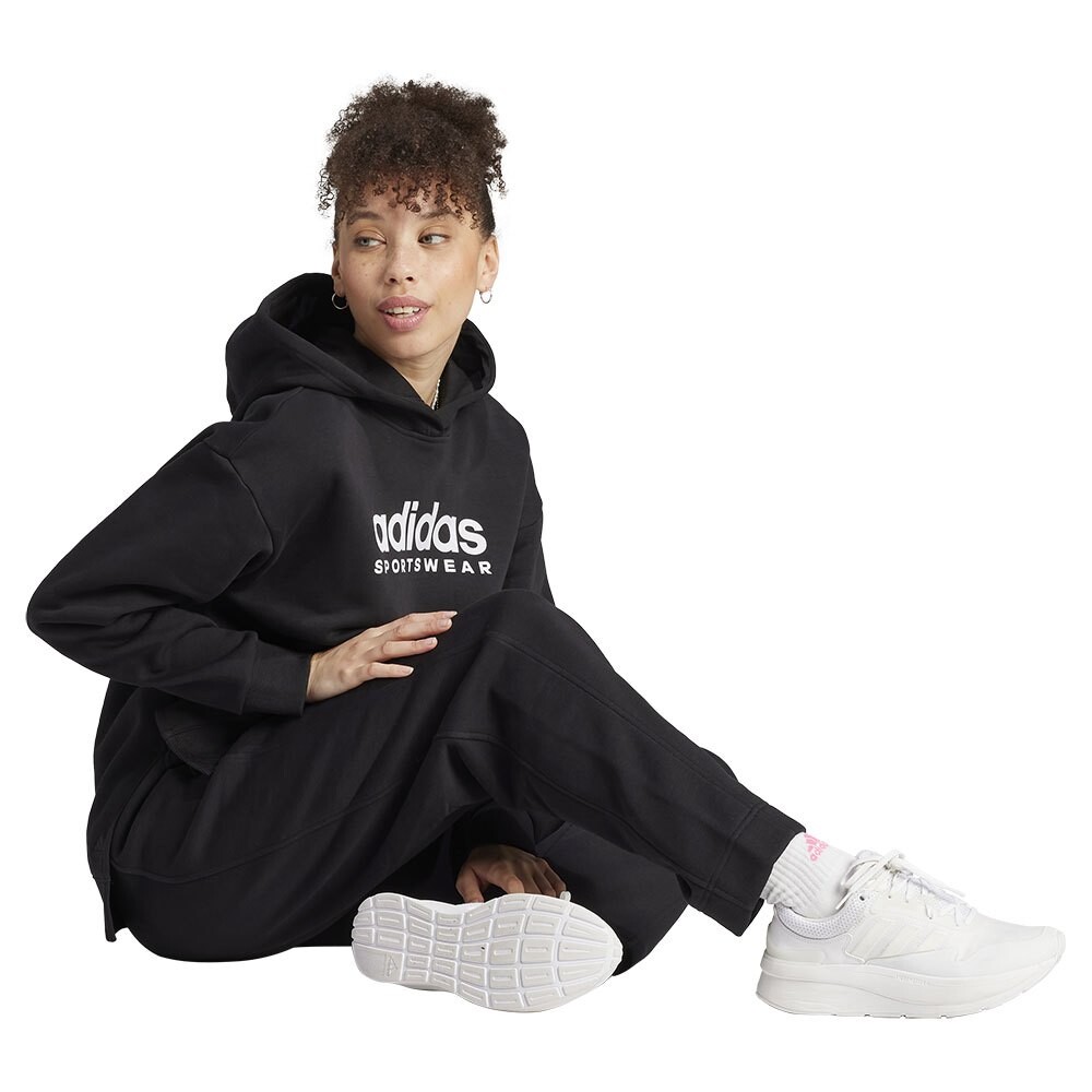 Брюки adidas Sportswear All Szn Fleece Graphic Joggers, черный — фото 3