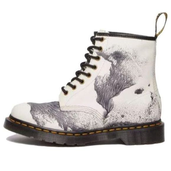 

Ботинки Dr. Martens 1460 x Tate Decalcomania Backhand Leather Lace Up Boots 'Multicolor Black White' 31731649, белый