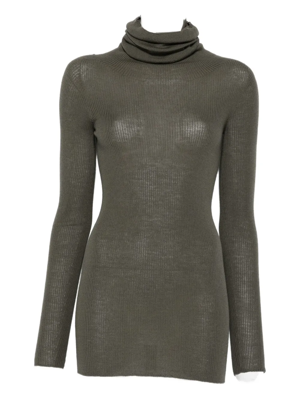 

Водолазка в рубчик Rick Owens, зеленый