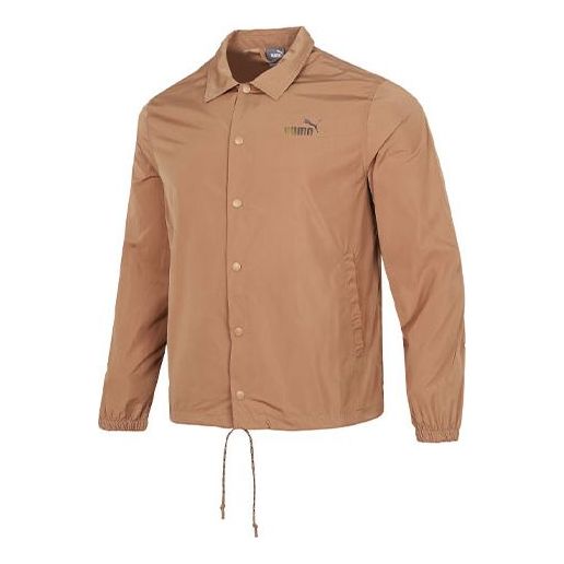 

Куртка PUMA Unisex Skb Logo Printing Jacket Khaki, желто-коричневый