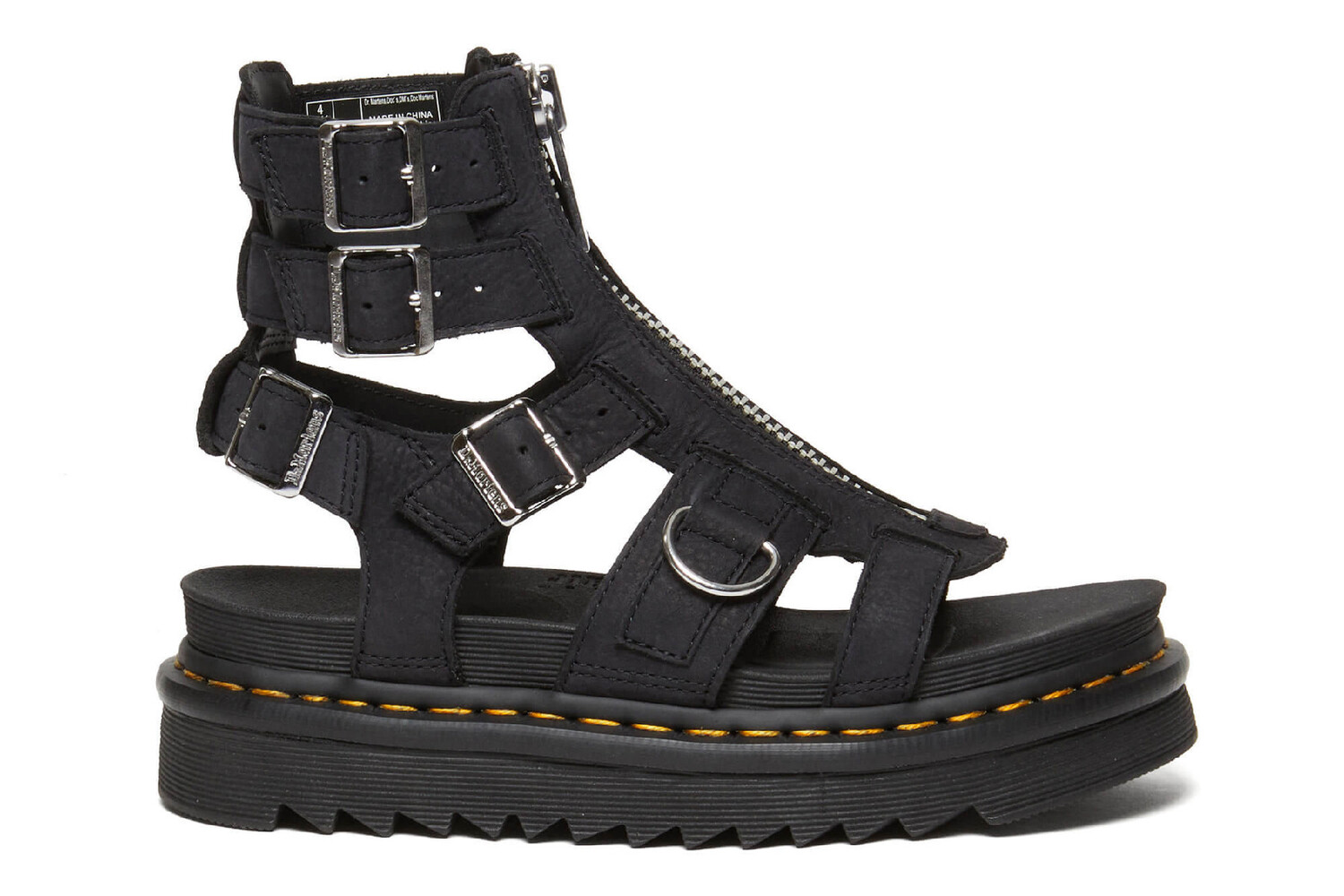 Босоножки Olson на платформе Dr. Martens, черный