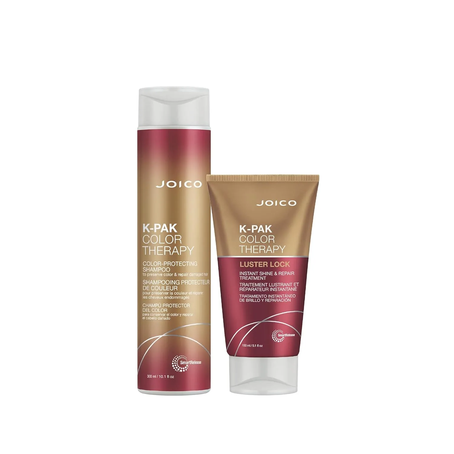 Joico K-PAK Color Therapy набор для защиты цвета волос, для окрашенных волос, усиливает блеск, улучшает эластичность, восстанавливает повреждения, с кератином и аргановым маслом