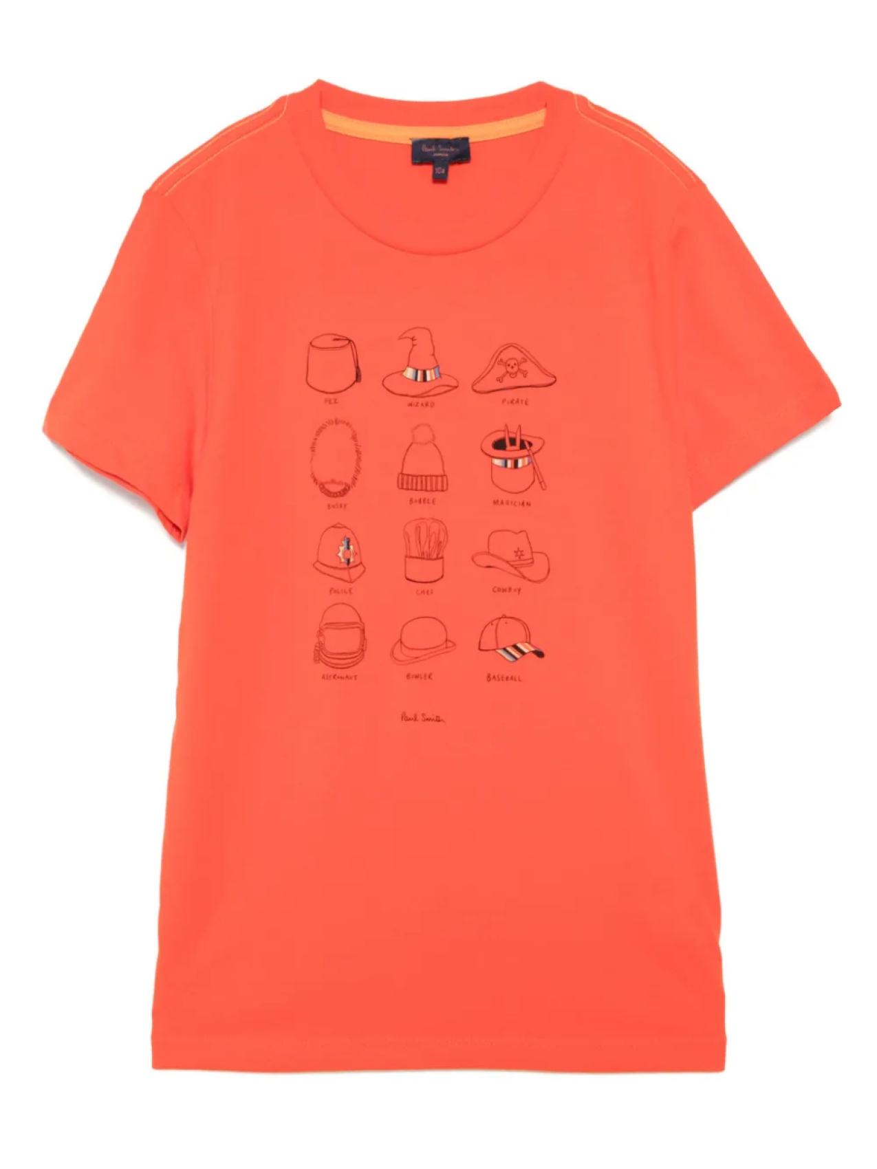

Paul Smith Junior футболка с графичным принтом, оранжевый