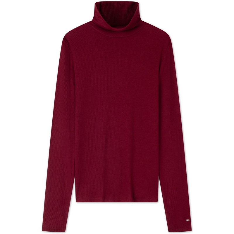 

Футболка женская Tommy Hilfiger, темно-красный