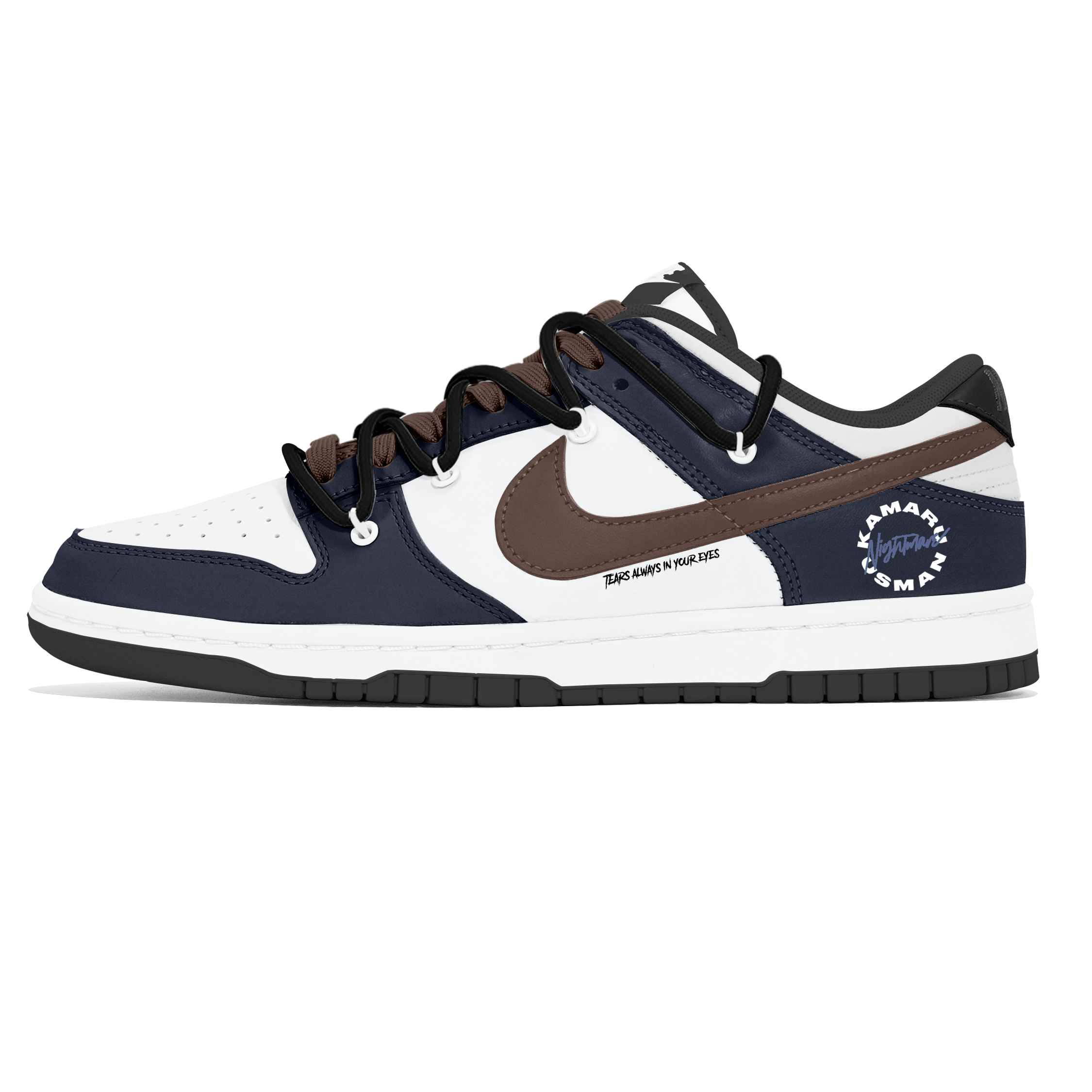 

Nike Кроссовки для скейтбординга Dunk, износостойкие, темно-синие, мужские
