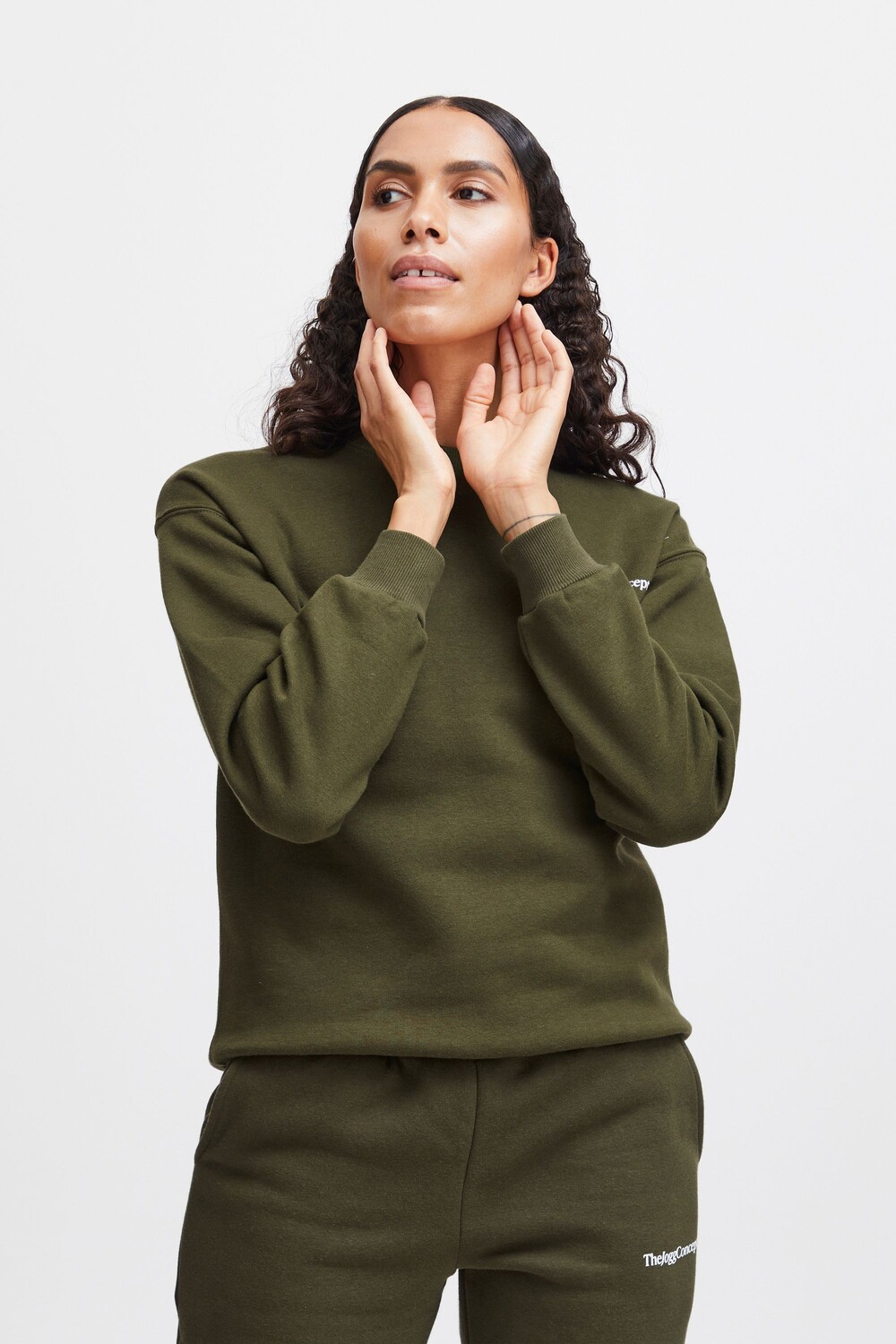 

Толстовка TheJoggConcept. JCRAFINE SWEAT 22800280, зеленый