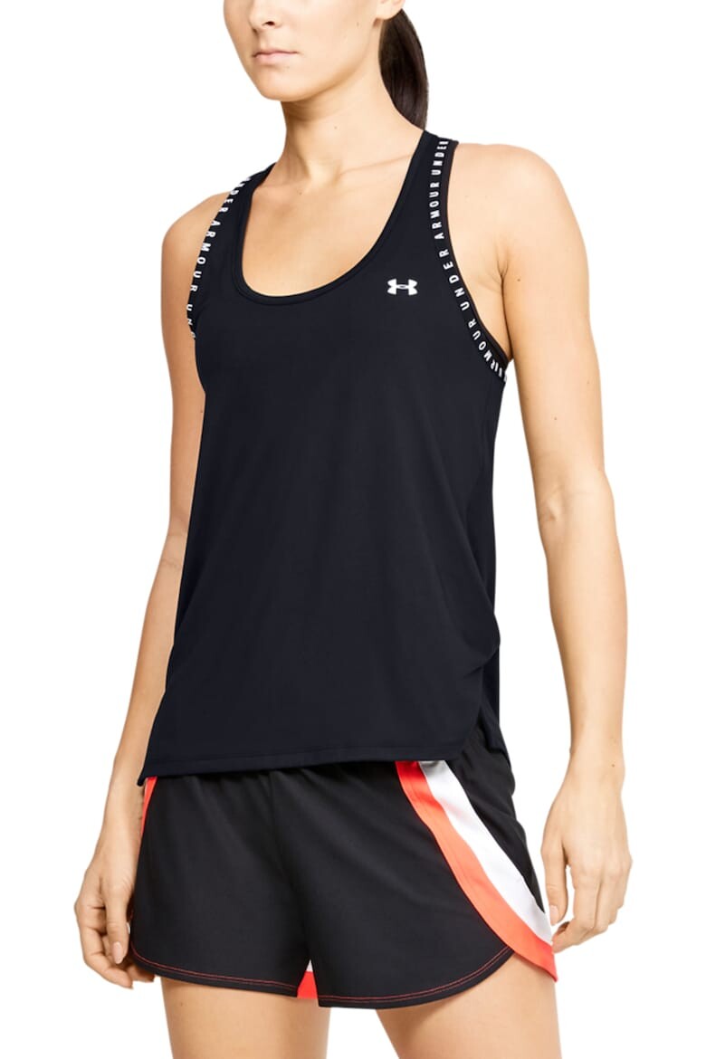 

Тренировочный топ Knockout свободного кроя Under Armour, черный