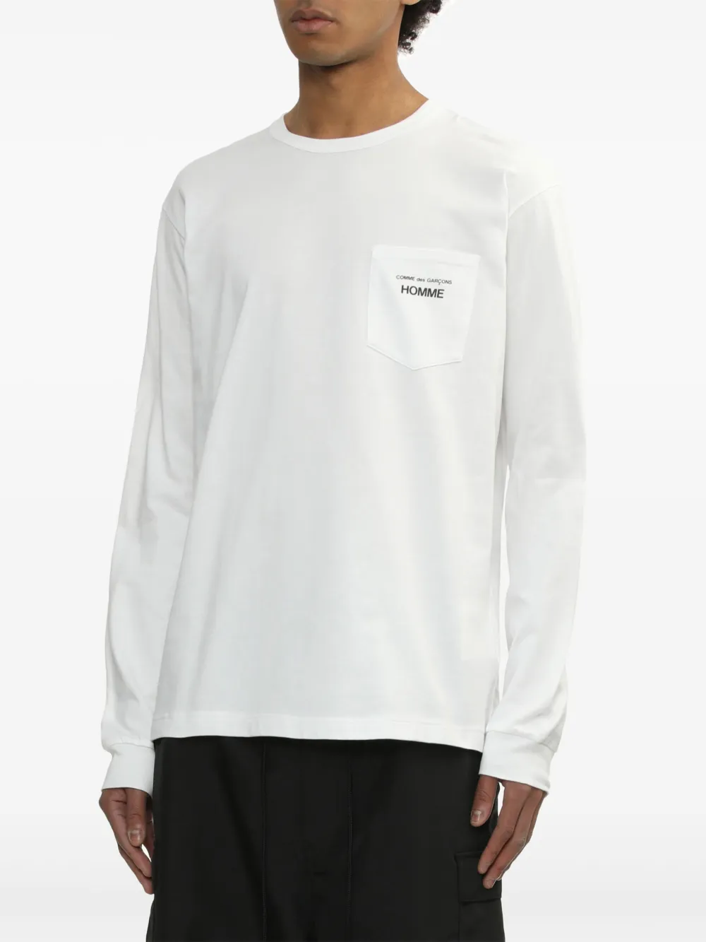 

Футболка с логотипом Comme des Garçons Homme, белый